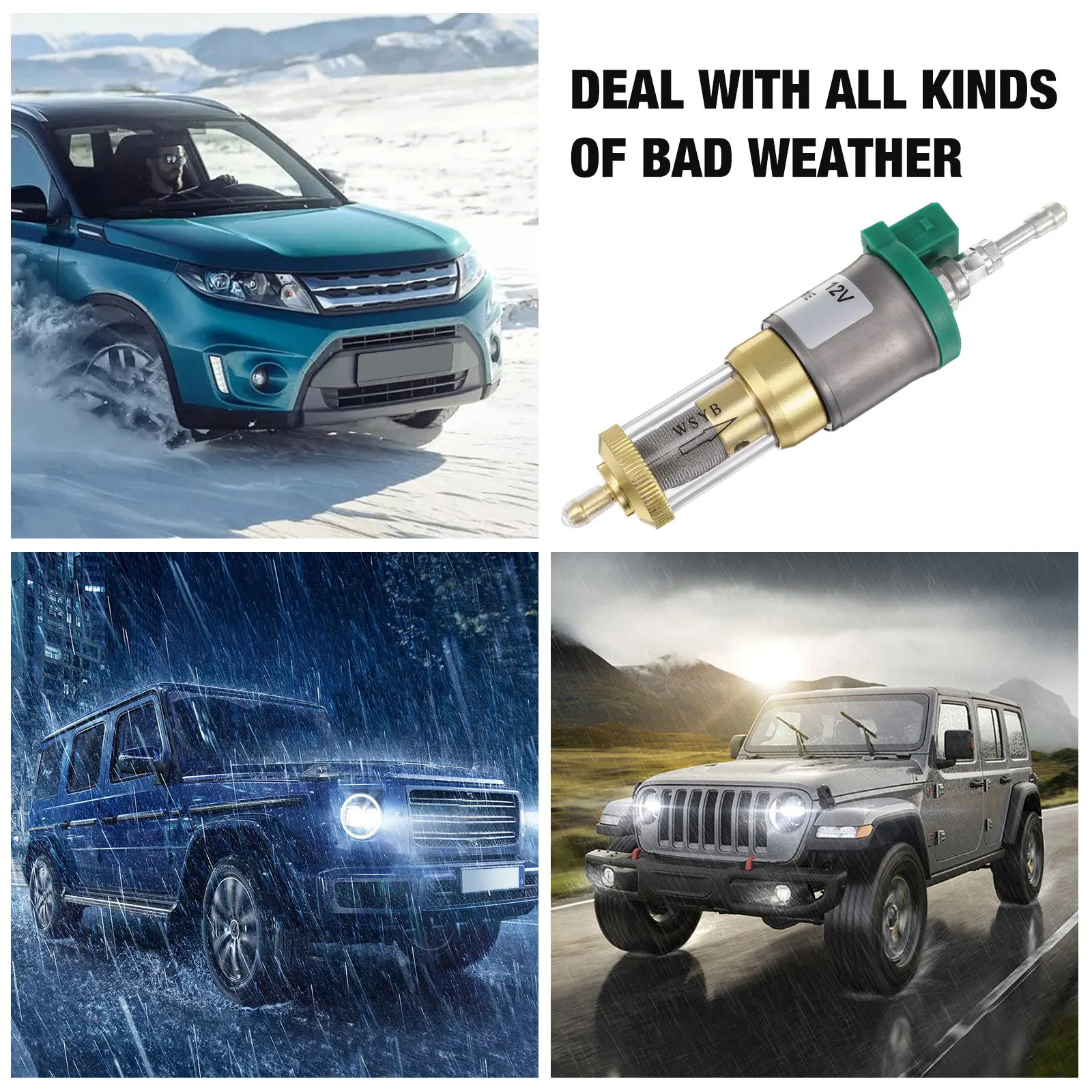 

Universal Heater Pump Plastic Durable Car Air Heater Vehicle Heating Pump Energy Saving Safe Operation