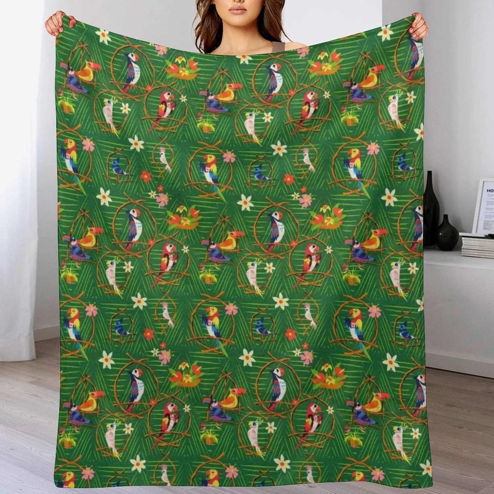 

Enchanted Tiki Room Throw Blanket Warm Throw Blanket Gift for Anniversary