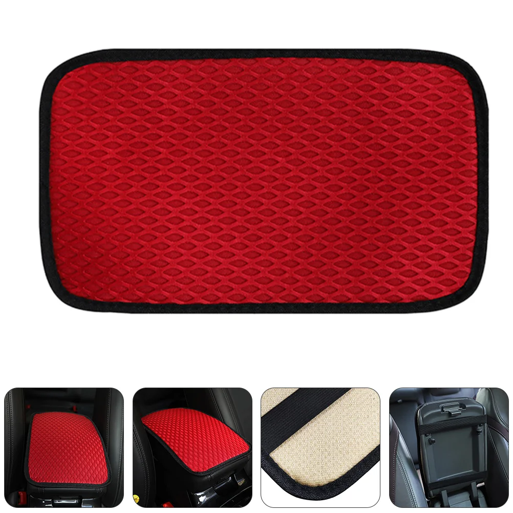 

Car Armrest Box Pad Non Slip Durable Center Console Cover Protector Auto Armrest Cushion Car Interior Decoration Console Box Arm