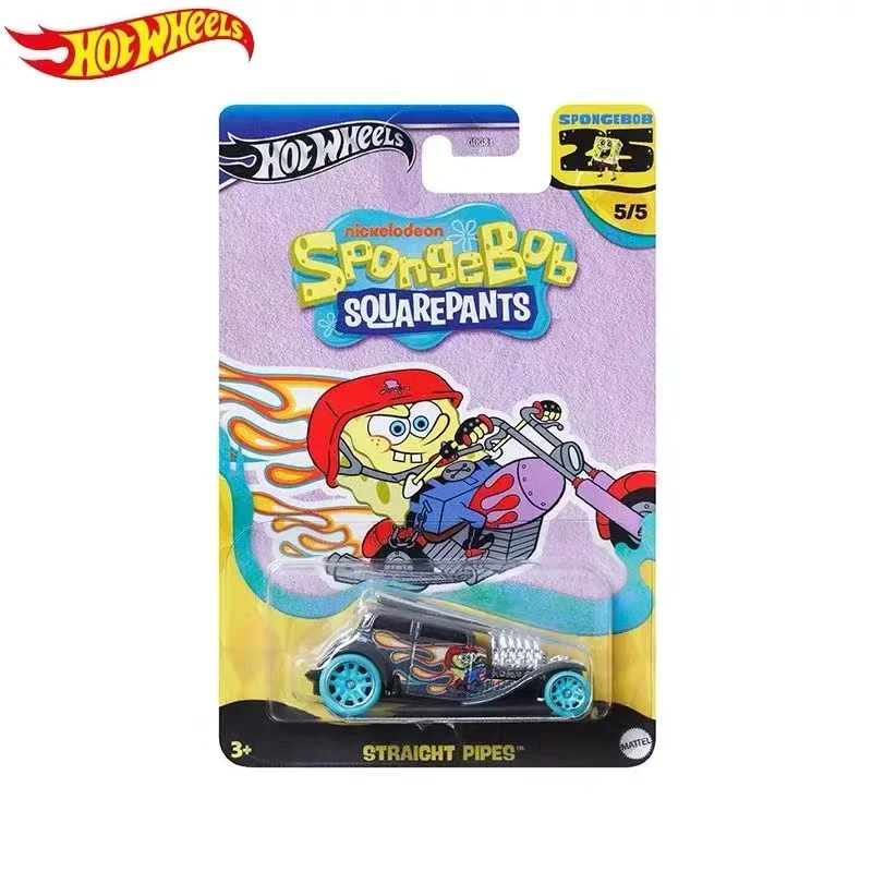 Mattel Hot Wheels Car SpongeBob SquarePants GDG83F Model Collection Diecast 1:64 Metal Cars Toy