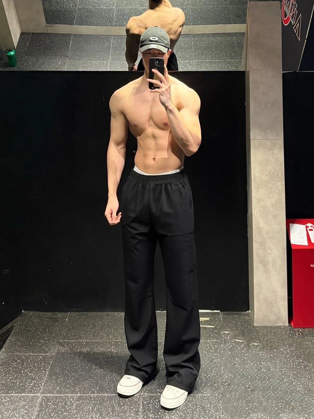 

Bla Men's Fitn Sports Ice Skin Pants Spring American Training Straight Cut Qui Dry Casual Bootcut Trousers