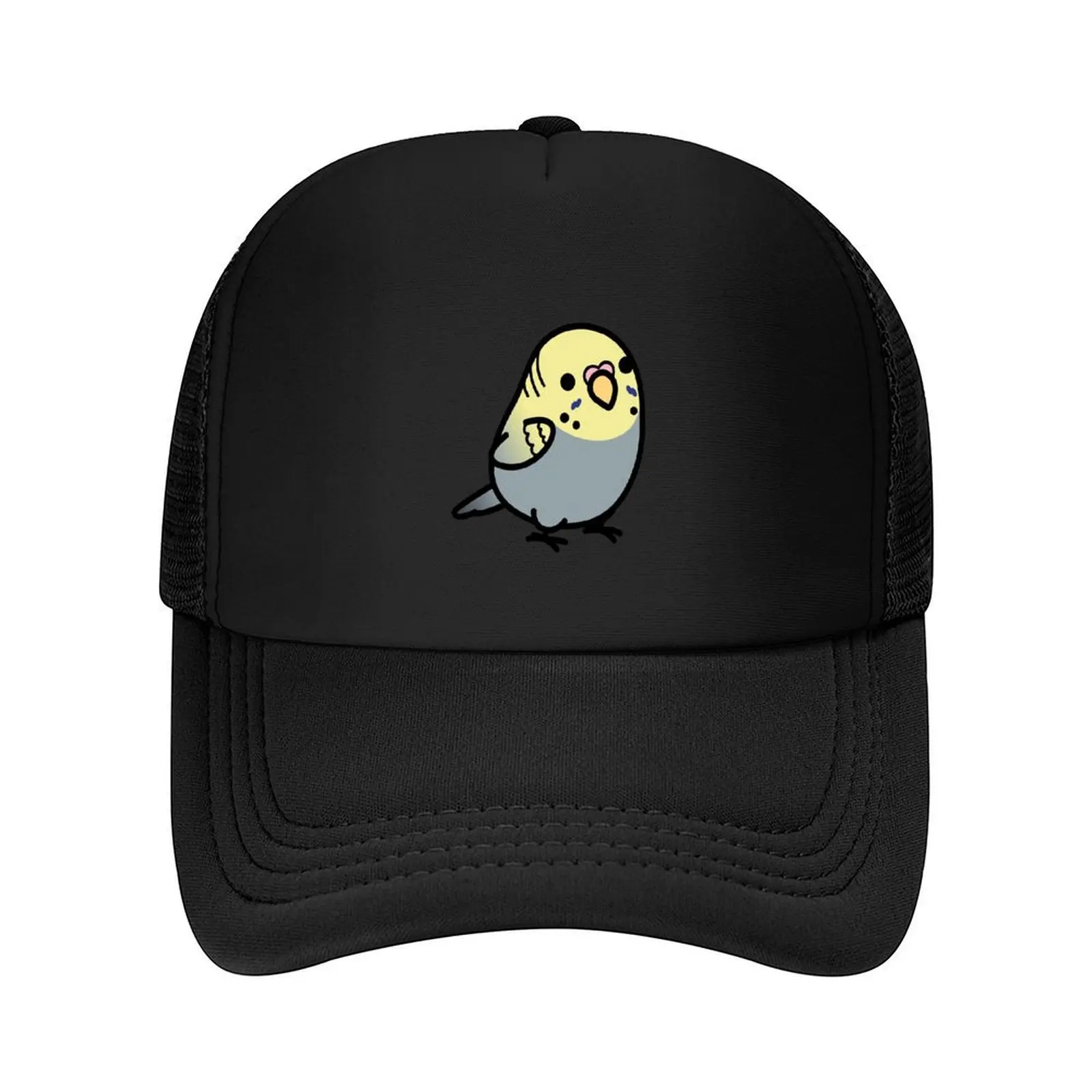 

Chubby Gray Yellow-headed Budgie - Female Baseball Cap Kids Hat custom caps New Hat luxury woman cap Golf Men Women's