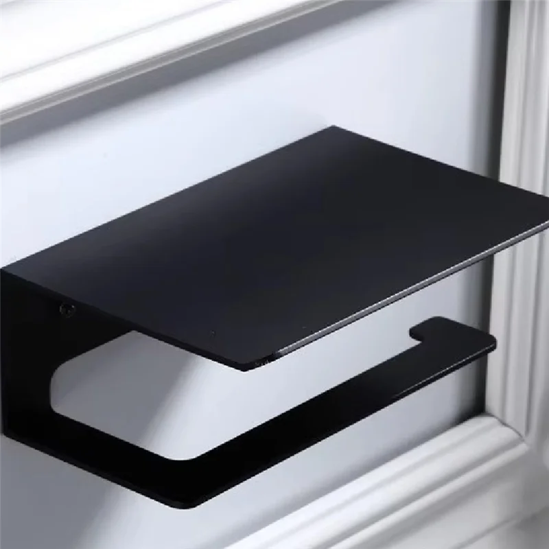 A44F-Tissue Holderติดผนังอุปกรณ์ห้องน้ําชั้นวางโทรศัพท์มือถือชั้นวางห้องน้ํากล่องกระดาษทิชชู