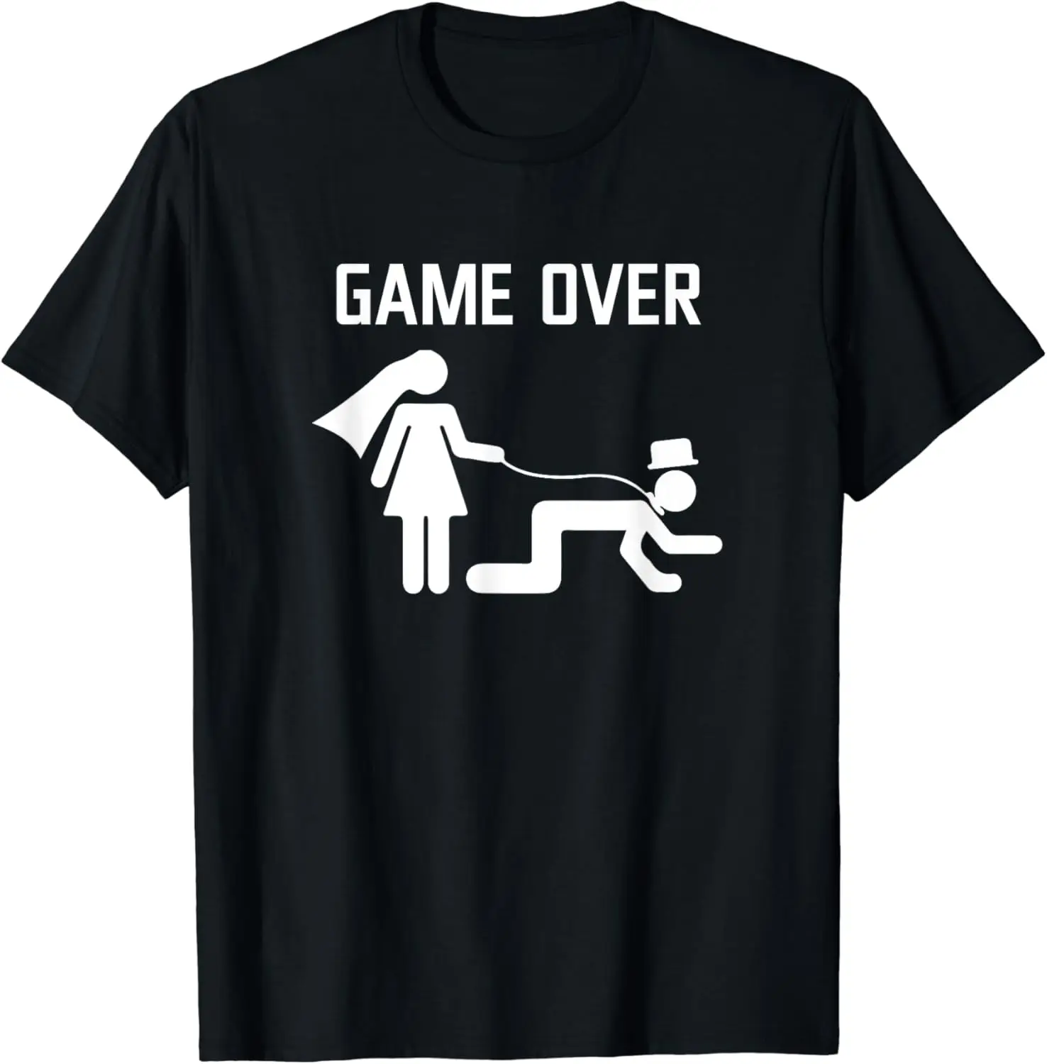 

Funny Bride Groom Wedding Bachelor Bachelorette Party T-Shirt
