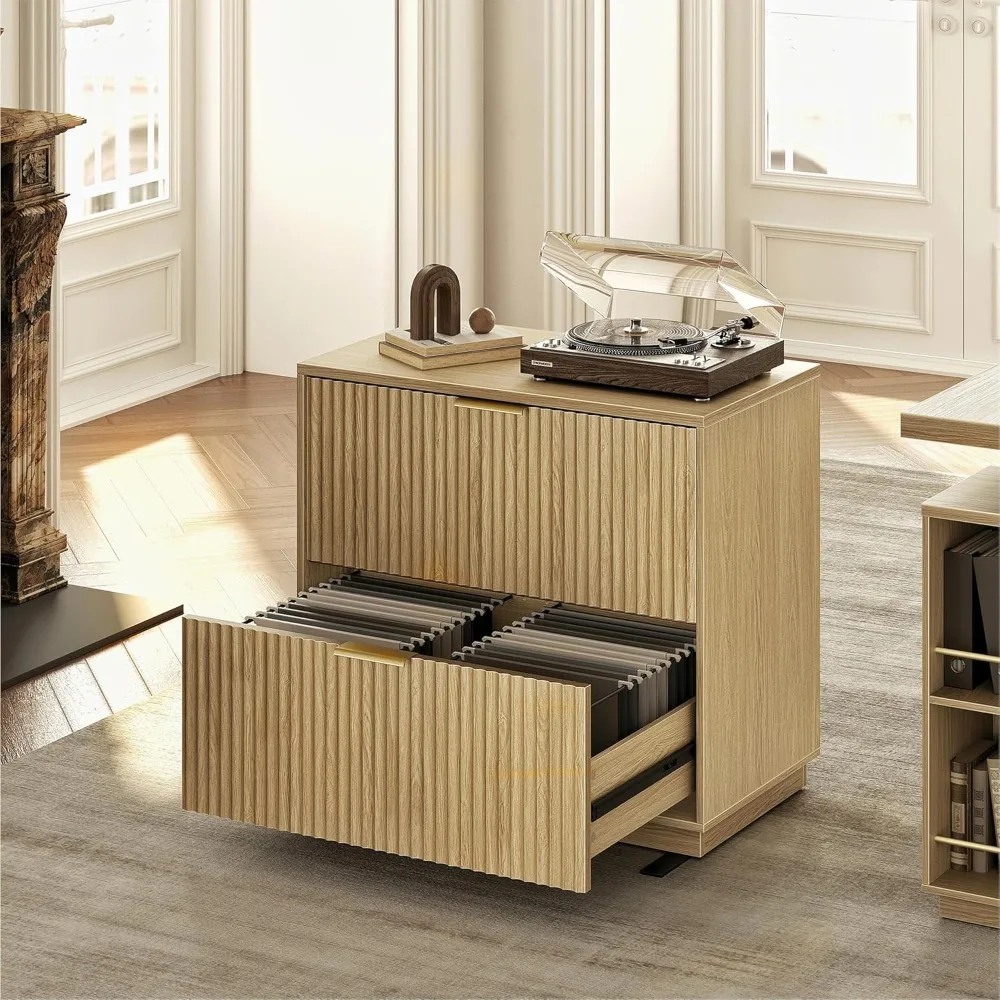 2 Drawer Fluted Fil…