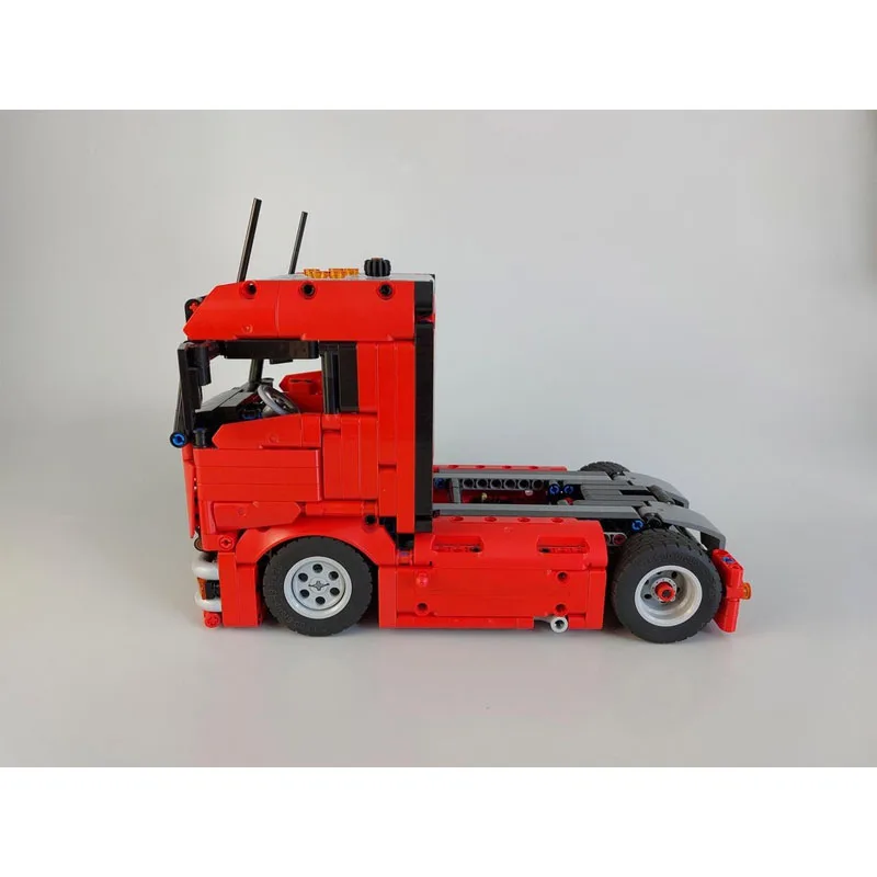 

MOC-92476 New Cargo Transport Trailer Building Block Model, 1472 Parts, Creative Toy Gift for Boys, Kids' Birthday and Christmas