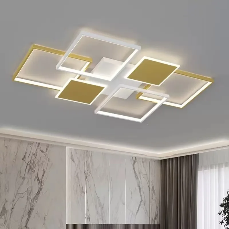 

Modern Living Room Ceiling Light Minimalist LED Pendant Light Fashionable Interior Bedroom Dining Room Black/Gold Ceiling Light