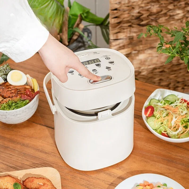 

Electric Rice Cooker with Non-stick Pot Bottom Multi-function Soup Pot Intelligent Timing Appointment 1.2L 220V