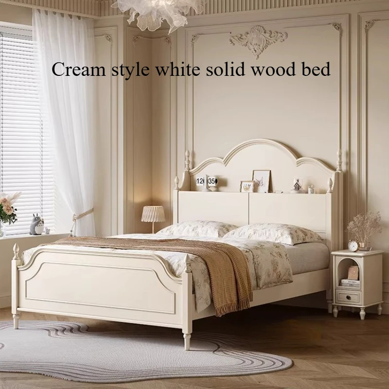 

180x200cm Teen Girls Double Bed Frame Queen Size Full Cabinet Bedroom Double Beds Princess Storage Japanese Home Furniture