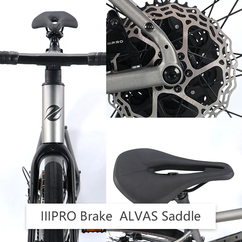 F.YUZE B600 دراجة الحصى 10 سرعات 700x40C دراجة الطريق خفيفة الوزن من سبائك الألومنيوم مع فرامل قرصية هيدروليكية #5