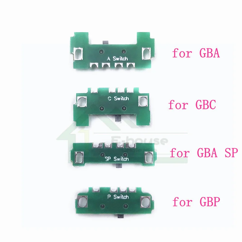 10pcs for GBA GBC GBA SP GBP ON OFF Power Switch Button Board for Game Boy Color Console Repair