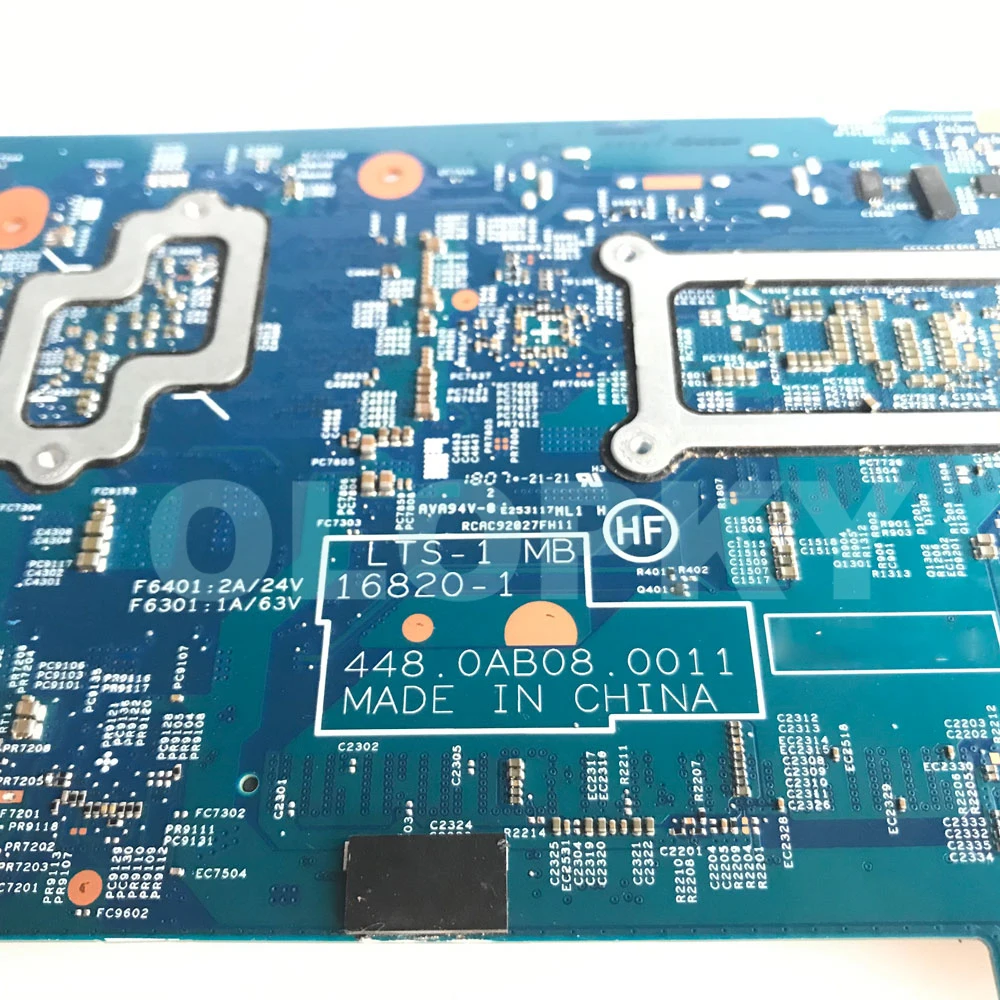 

16820-1 Laptop Motherboard For Lenovo ThinkPad T570 Mainboard i5-6300U i5-7200U i7-7500U CPU 01ER389 01ER385 02HL400 01ER469