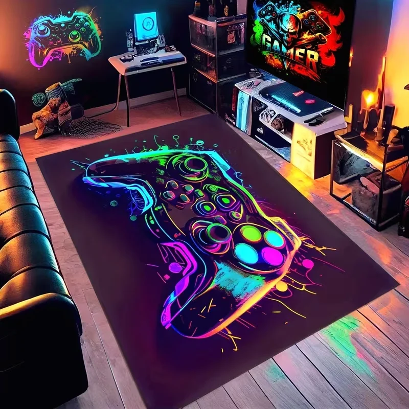 ثلاثية الأبعاد لعبة السجاد غرفة الأولاد كبيرة الألعاب البساط تحكم تصميم الأطفال الزحف اللعب المضادة للانزلاق الكلمة حصيرة ديكور غرفة نوم المنزل السجاد #3