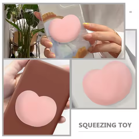 12Pcs Butt Squeezing Sensory Decompression Stress Relief Shape Squeezing Ball Funny Fidget Stretchy Prank Stress Relieve