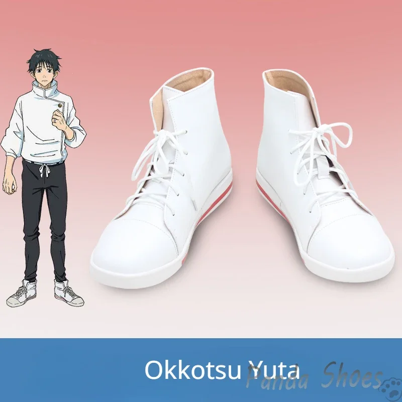 Okkotsu Yuta Jujutsu Kaisen Cosplay Shoes Anime Cos Boots Sneaker Comic Yuta Cosplay Costume Prop Shoes for Con Halloween Party