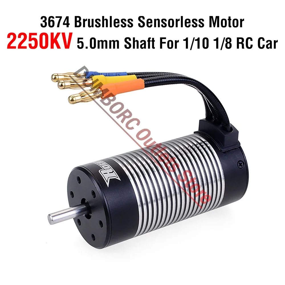 ROCKET-RC F540 2845 3650 3660 3665 3670 3674 4068 Waterdichte borstelloze motor voor 1/8 1/10 RC auto WLtoys 12428 10428 TRAXXAS WPL