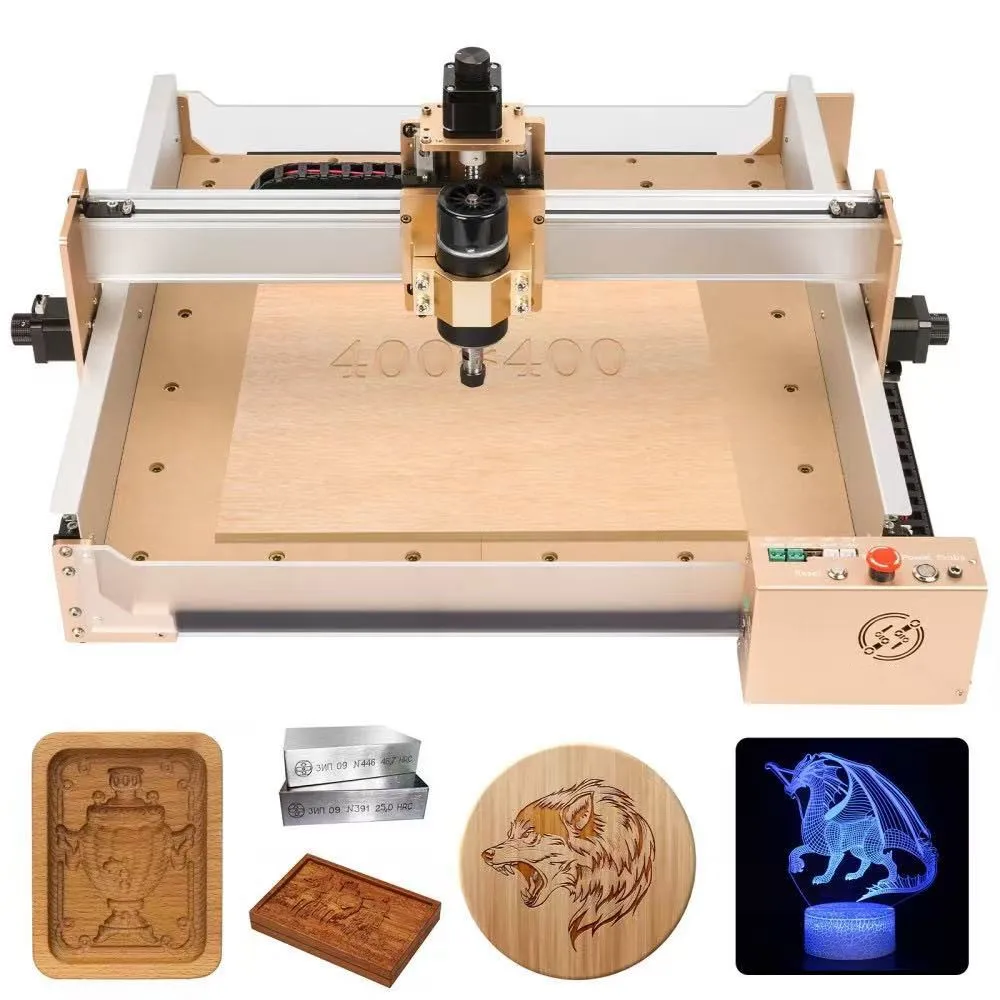 

CRTOL CNC4040 Desktop Small CNC Engraving Machine for Plastic Boxes, Acrylic, PCB Relief, Drilling and Cutting
