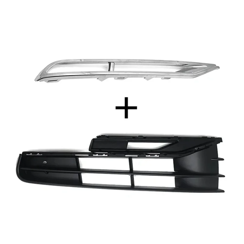 

B28C-для VW Phaeton 2011-2013 передний бампер автомобиля, противотуманные фары, решетки противотуманных фар, рамка, решетки 3D0853665J 3D0853666J