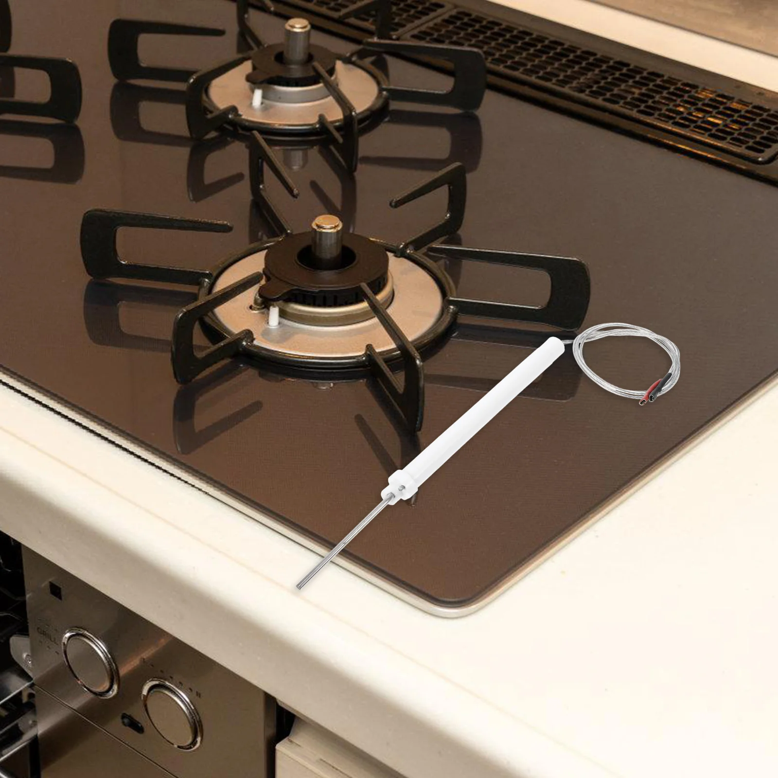 

Commercial Stove Ignition Needle Bbq Igniter Electrode Electric Wire Grill Accessory Gas nace Abs Flame Sensor Ceramic