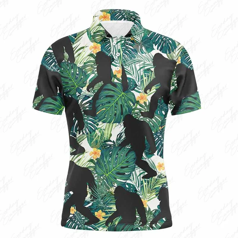 

Golf Men's Shirt Outdoor Sports T-shirt Summer Polo Quick Drying Clothing Leisure Sports Jersey Fashion Printed Top Golf Wear