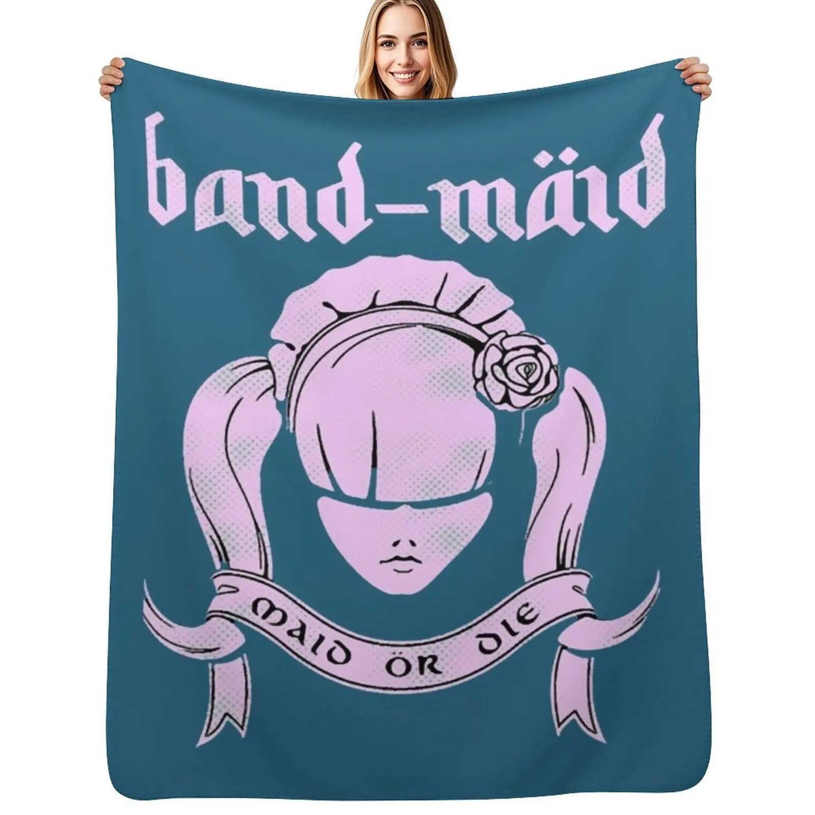 

band Throw Blanket Cute halloween Bed Fashionable Cute Plaid Blankets