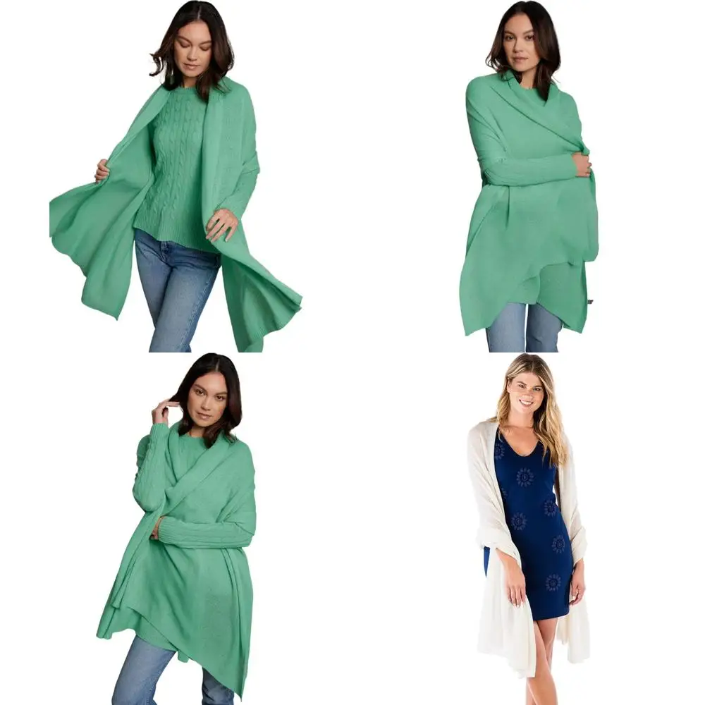 

Luxury Lightweight 100% Cashmere Wrap for Travel and Comfort