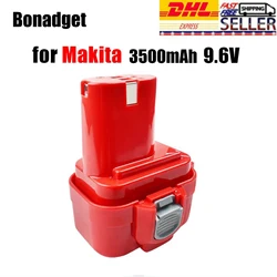 Batería de repuesto para destornillador Makita, pila Original de 9,6 V, 3500mAh, PA09, 9120, 9122, 9134, 9135, 9135A, Ni-MH