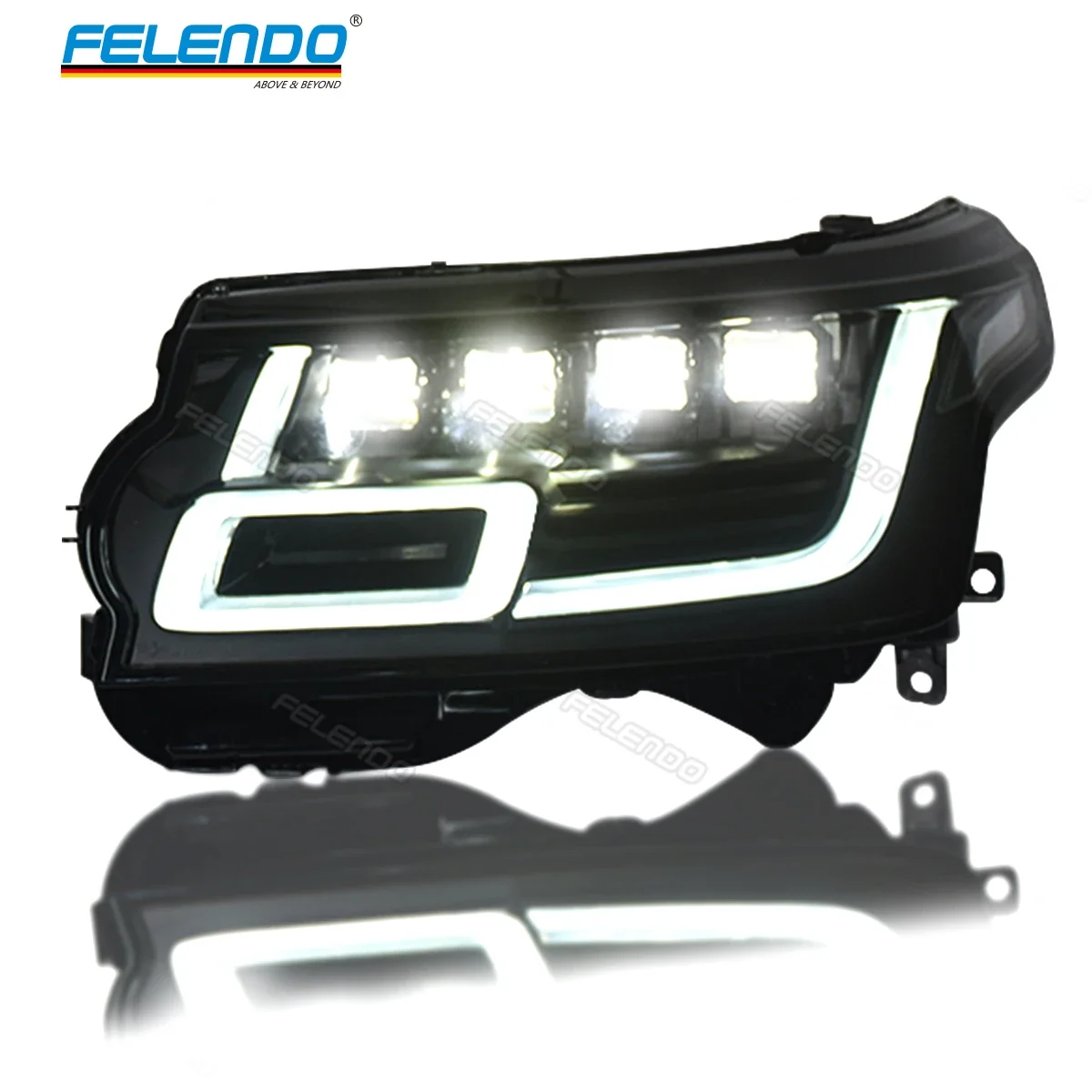 New Product 2018-2022 Upgrade Front Light Range A Rover Vogue L405 2013-2017 Retrofit 4LED Retrofit Plug &Play Headlight