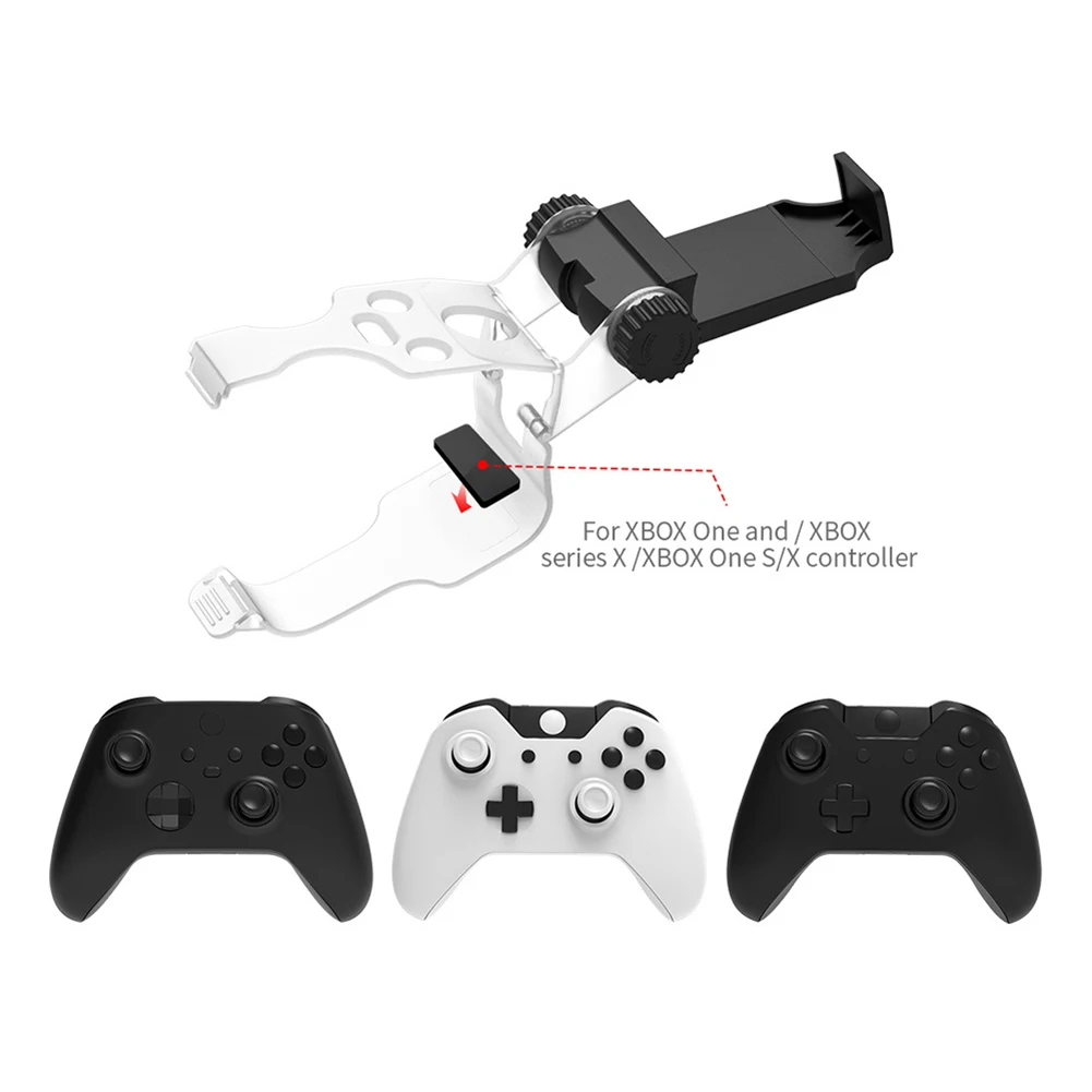 Mobile Cell Phone Stand For Xbox Series X/ ONE SX Controller Hand Grip Bracket Gamepad Mount Cellphone Holder Gaming Accessories