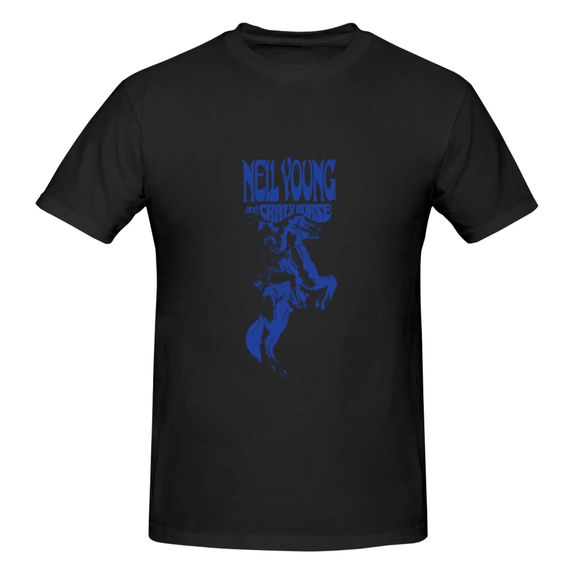 Funny Vintage Neil Young  Men's Printed T-Shirt Unisex T shirtSummer
