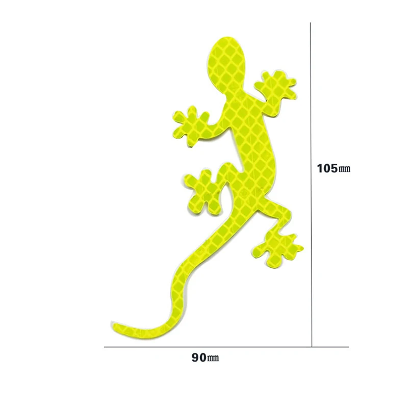 Reflective Sticker Safety Warning Mark Reflective Tape Auto Exterior Accessories Gecko Reflective Strip Light Reflector