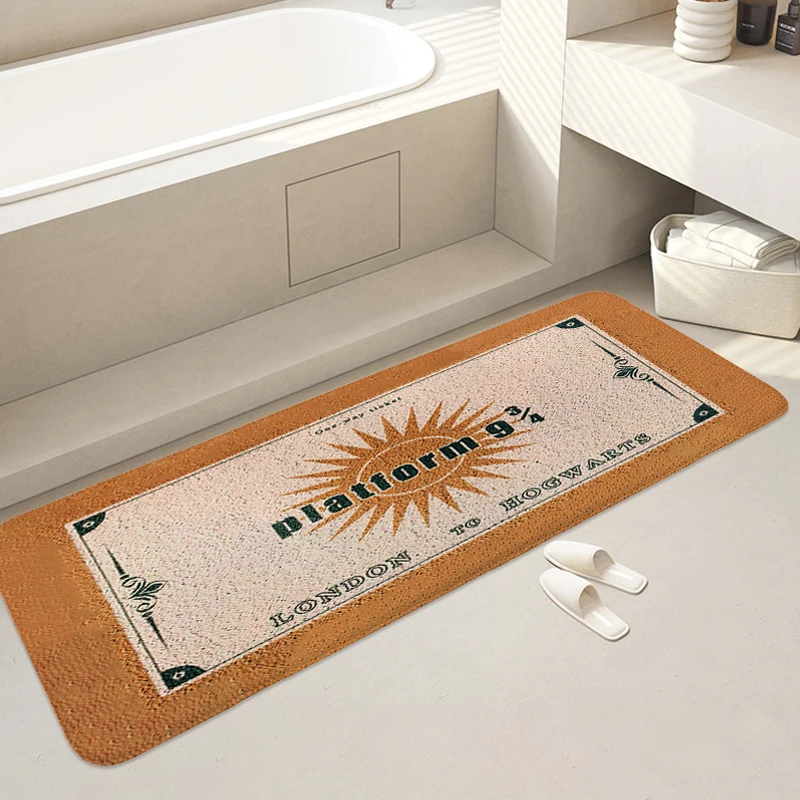 Washable Non-slip Z-Magic 9¾ Platform Nine and Three-Quarters Aesthetic Useful Home Decorations Veranda Floor Mat Rugs Baths