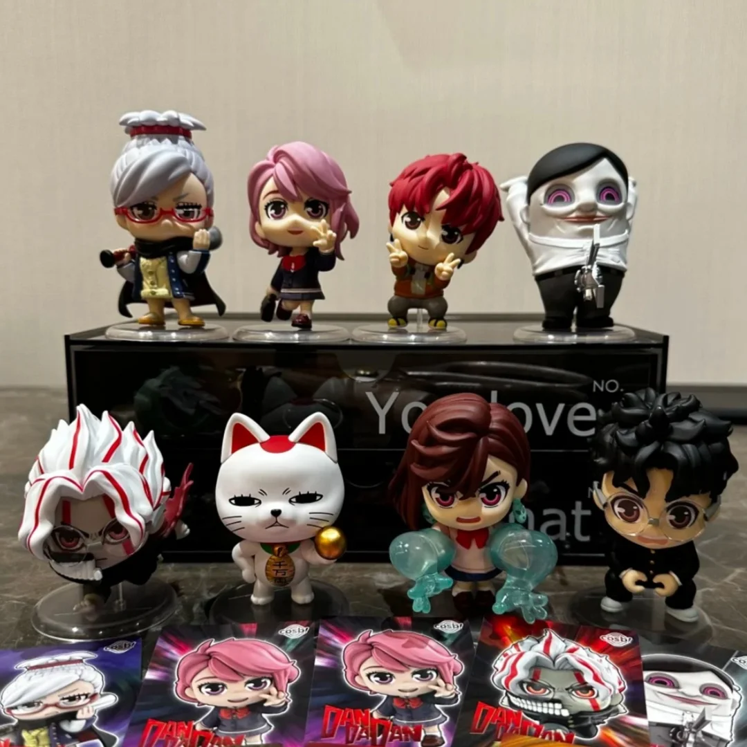 Authentic Cosbi DANDADAN Mini Dolls Series Blind Box Trendy Toy Model Okarun Momo Speed Granny Figure Collection Mystery Box