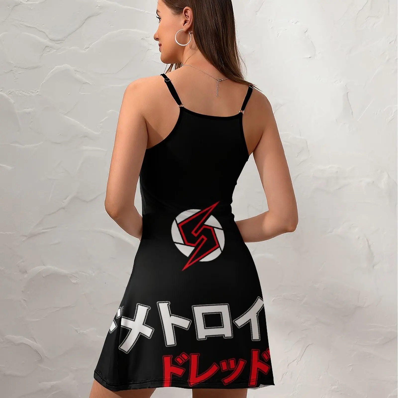 Metroidss Team Dread Metroidss  Women's Sling Dress Novelty Exotic Woman's Clothing Funny Novelty Cocktails Dresses