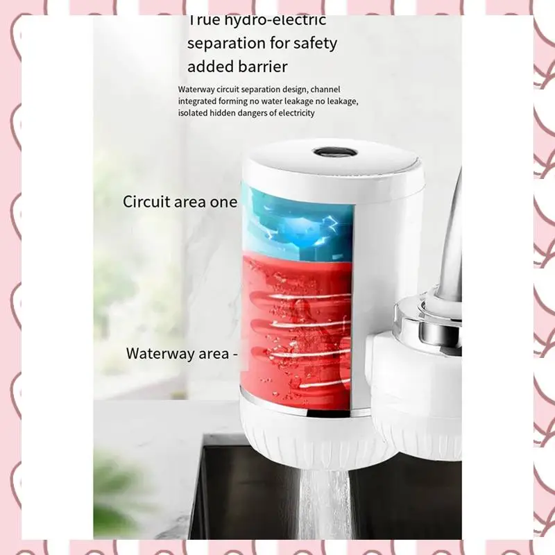 

HHTL Простая установка Быстрый нагрев Смесительный кран Мгновенный электрический водонагреватель Кран-нагреватель с цифровым дисплеем EU-Plug Durab