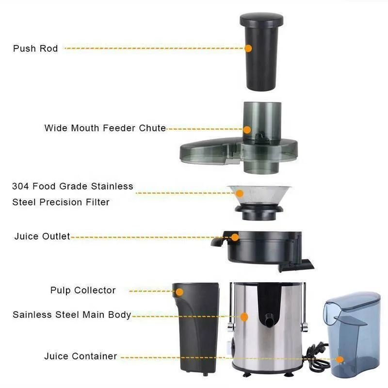 110 فولت/220 فولت المحمولة الخضروات الفاكهة خلاط كهربائي عصارة خلاط الخضار والفواكه التجارية النازع