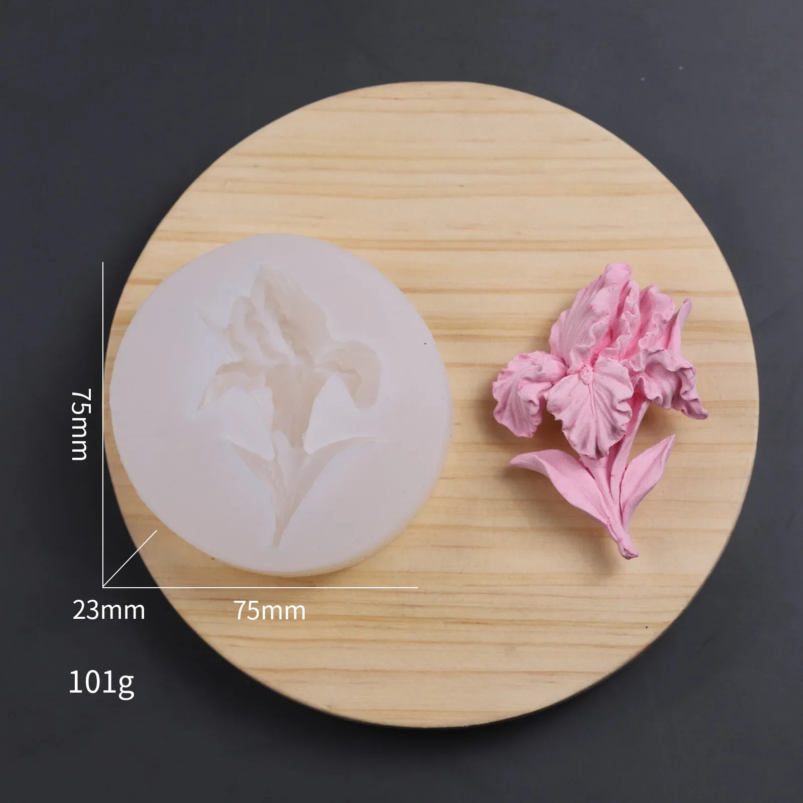 

New DIY Iris Mold Aromatherapy Solid Plaster Mold Fondant Cake Molds Cake Decoration Molds Cake Accessories Resin Molds 2023