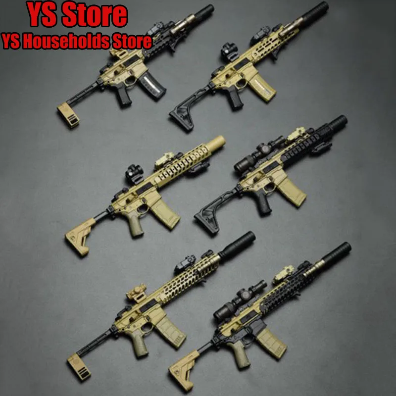 6 Styles EASY&SIMPLE ES 06035  1/6 Scale Soldier Weapon MCX Equipment Set Static Model  For 12