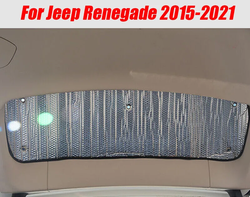 

For Jeep Renegade 2015-21 Rear Windshield Privacy Thick Interior Sunshade Cover