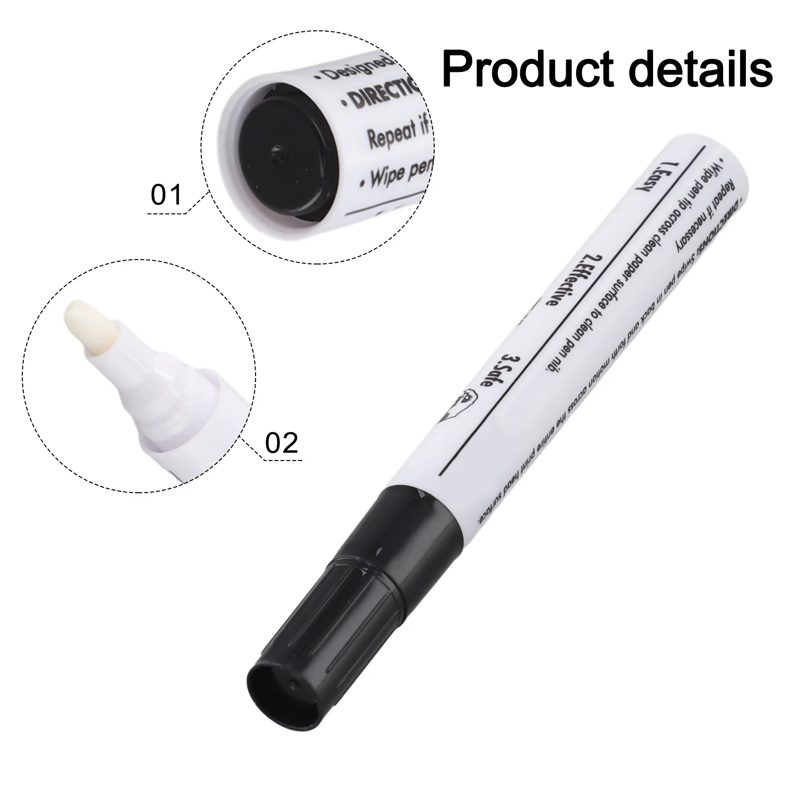 Cleaning Pen for Thermal Printer Head Maintenance Removes Sticky Dust Oil and Paper Bits Without Causing Damage