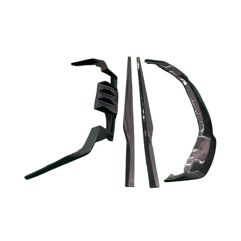 High Quality Body Kit R44 Style Carbon Fiber Front Bumper Lip Side Skirt Rear Diffuser for M2 G87