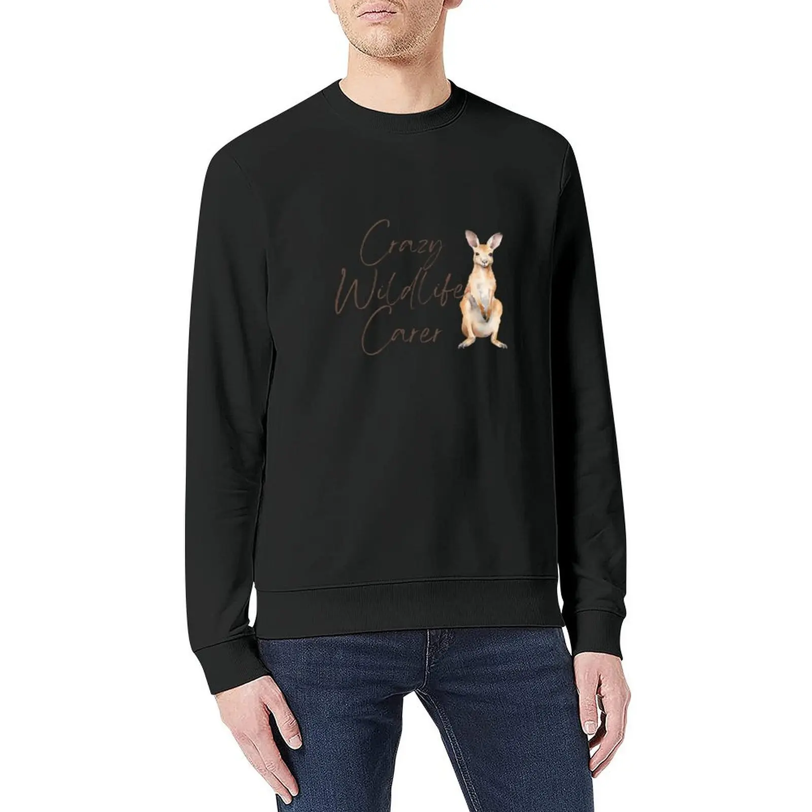 Crazy Wildlife Carer Pullover men's clothing clothes for men autumn new products tracksuit oversize sweatshirt