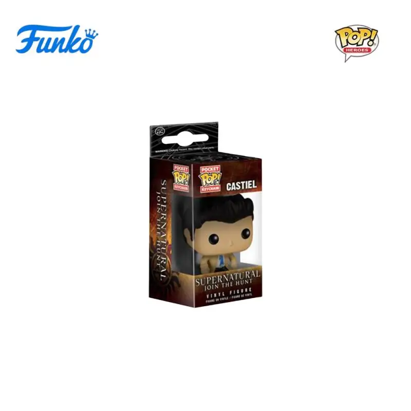 Klassiker Funko Pop Original Evil Power Serie Castiel Dean Spielzeugfiguren Sammlung Modell Spielzeug Geburtstagsgeschenke Schlüsselanhänger Dekoration