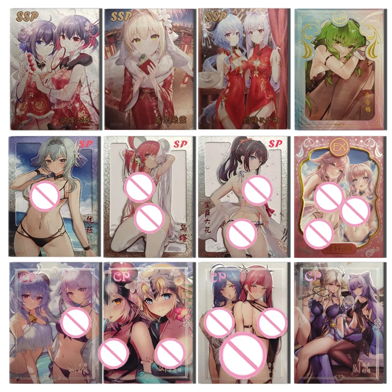 Goddess Story Pure lust temptation SSP CP card Yae Miko Kamisato Ayaka Kochou Shinobu Ganyu boy Toy collection Birthday gifts