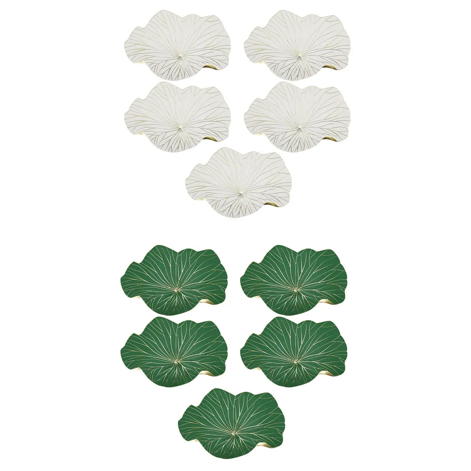 5Pcs Floral Placemat Non Slip Flowers Table Mat for Kitchen Home Countertop