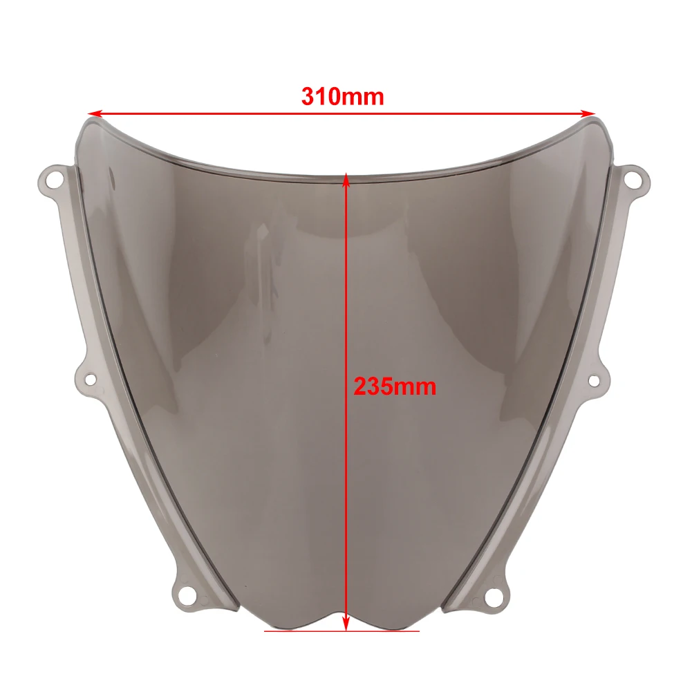 Brown Motorcycle Windshield Windscreen For Suzuki GSXR1000 GSX-R 1000 2007 2008 K7 Double Bubble ABS