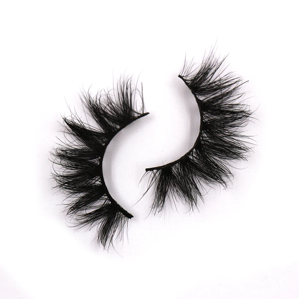 LEHUAMAO 3D Fluffy Mink Eyelashes Natural Look Strip Lashes Lightweight Volume False Eyelashes Extension Thick Eye Makeup E11