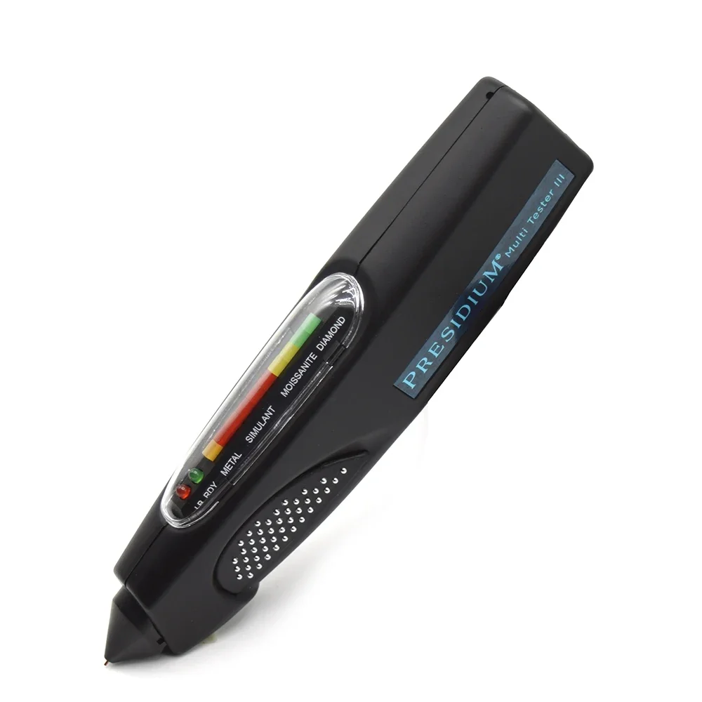 Testador de Gemas Profissional Portátil Presidium PMUT III para Diamantes Naturais e Moissanite - Caneta de Teste LB