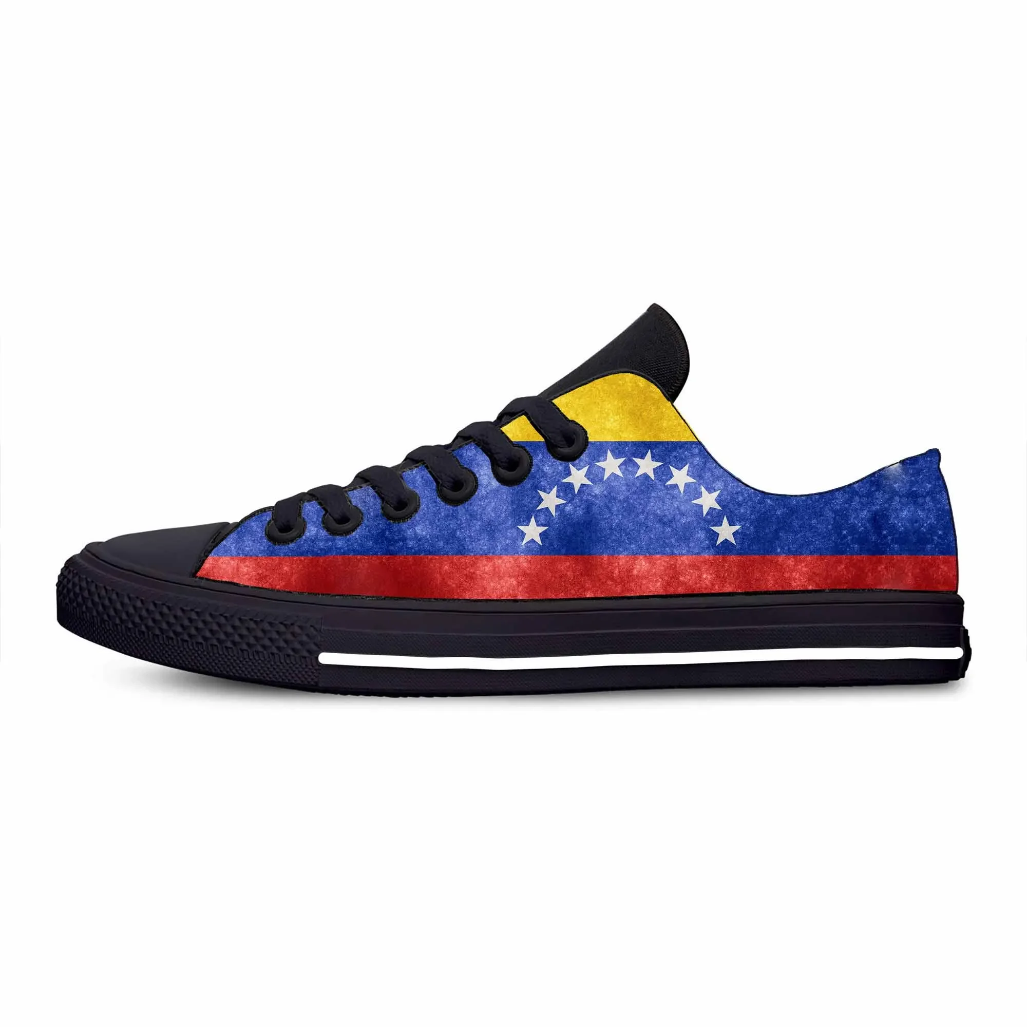 

Venezuela Venezuelan Flag Patriotic Pride Fashion Casual Cloth Shoes Low Top Comfortable Breathable 3D Print Men Women Sneakers