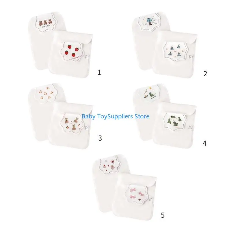 

R1WF 2pcs Весеннее лето-летние полотенце полотенце хлопок детские задних колод